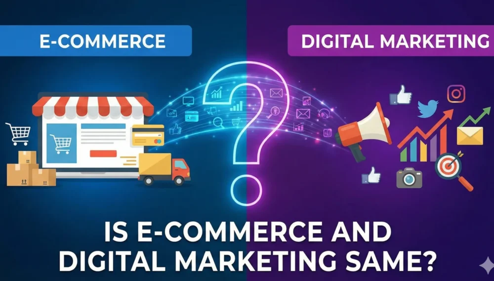 Is E commerce and Digital Marketing Same? A Real Talk Guide for Business Owners