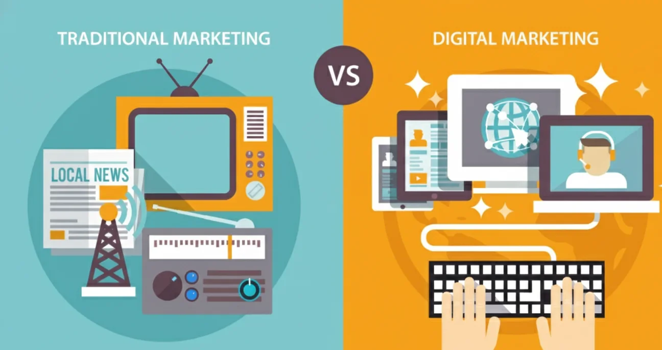 Digital Marketing vs Traditional Marketing in Real Estate: Which Wins?