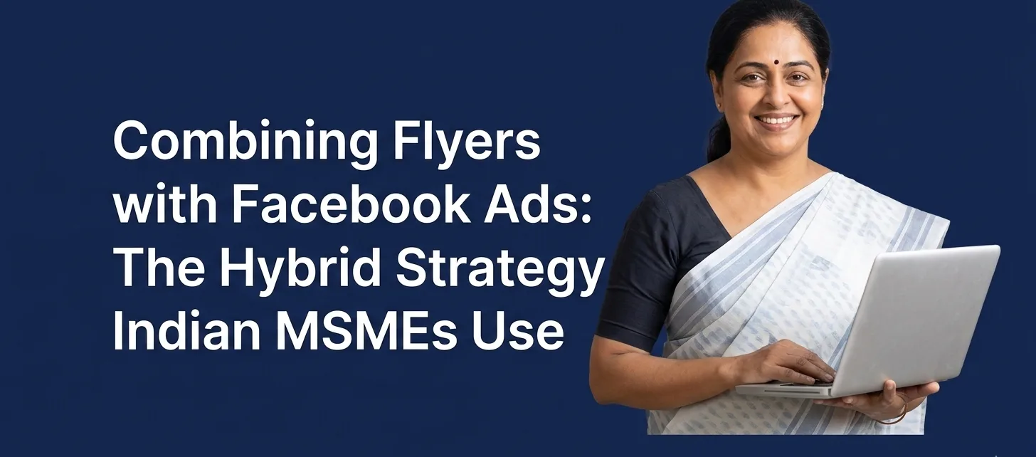 Combining Flyers with Facebook Ads: The Hybrid Strategy Indian MSMEs Use
