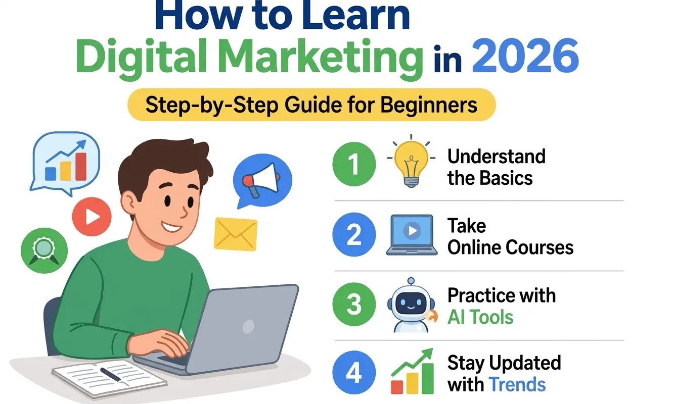 How to Start Learning Digital Marketing in India: A Beginner’s 2026 Guide