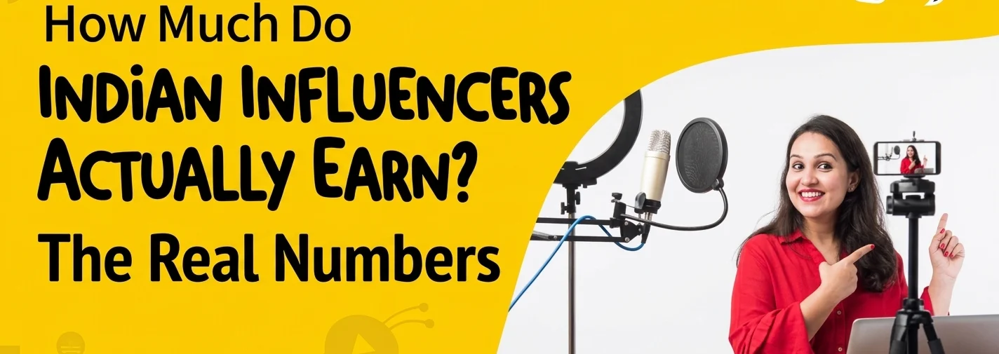 How Much Do Indian Influencers Actually Earn? The Real Numbers