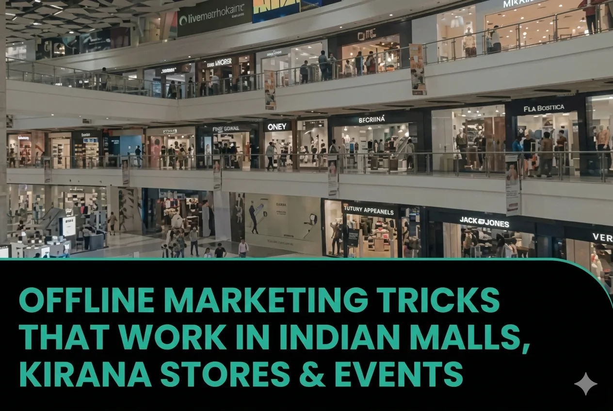 Offline Marketing Tricks That Work in Indian Malls, Kirana Stores & Events